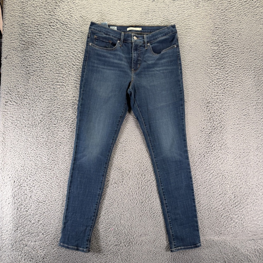Levi's 311 Jeans Womens 30x31 Blue Cotton Denim Skinny Shaping Faded Workwear
